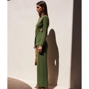 Celine Knit top in Green Tea size XS